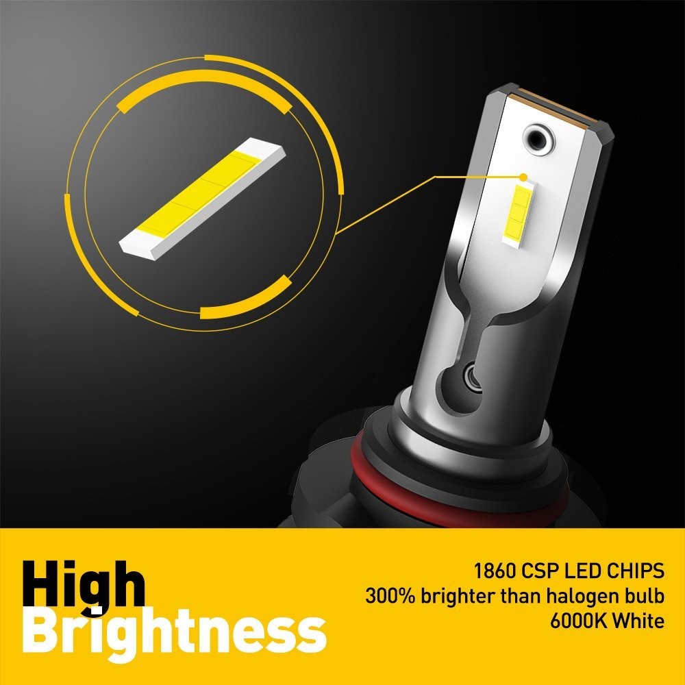 AUXITO 9006 LED Conversion Bulb Headlight Low Beam Lamps Cool White 200W 1-10Set
