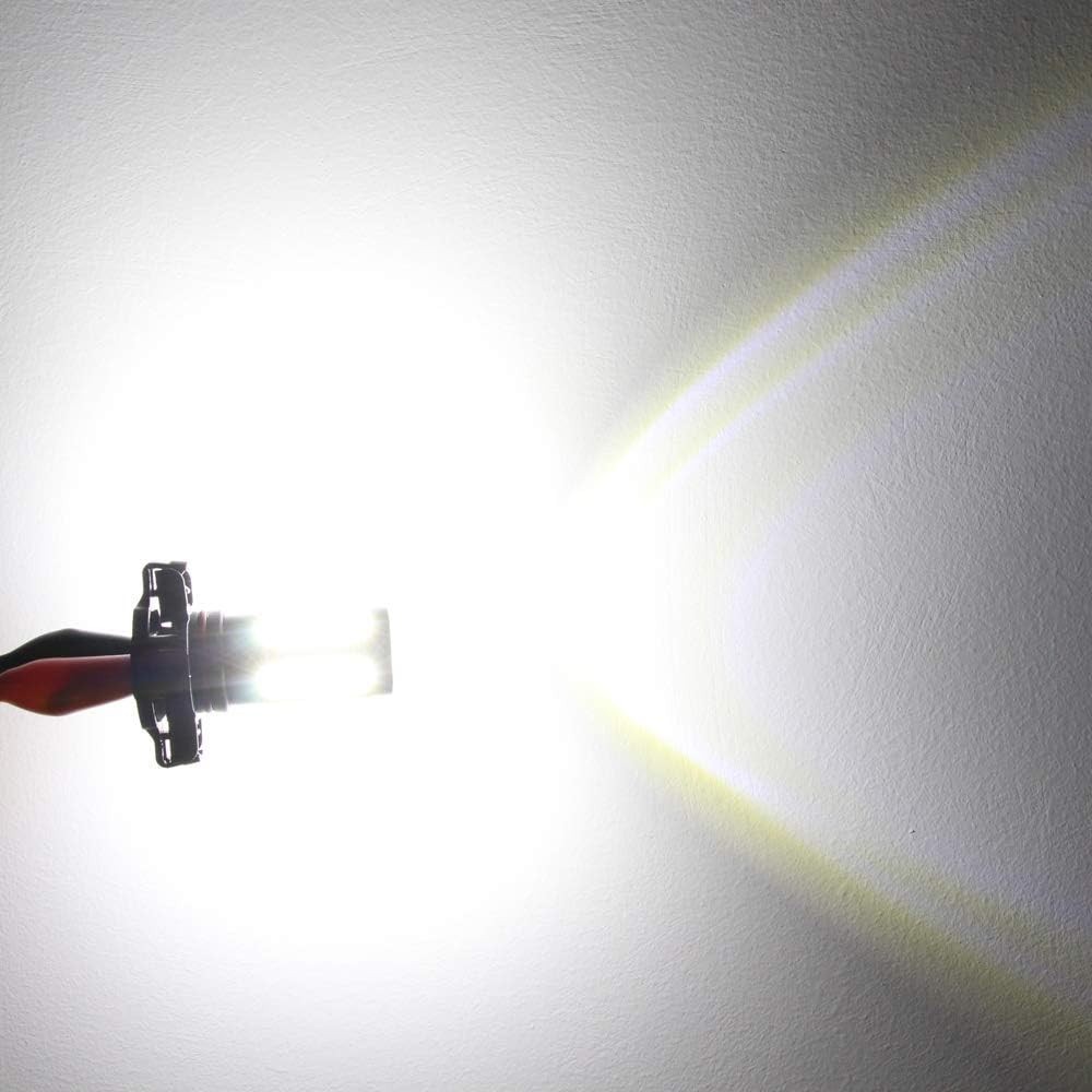 Upgrade Your Fog Lights: 2504 LED Bulbs, 6000K White Light, Long Life 30,000 hrs