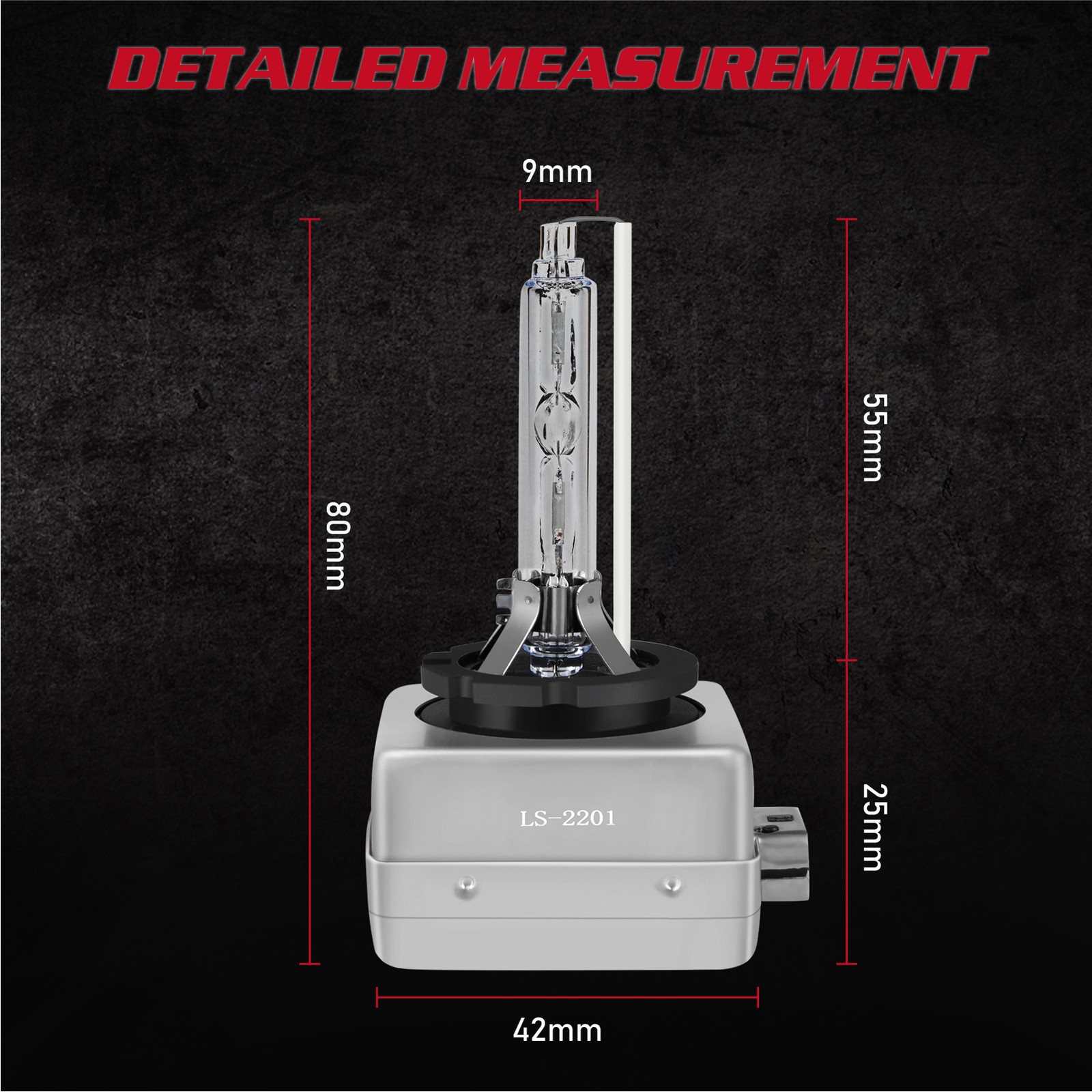 For GMC Yukon XL 2015-2019 Pair D3S HID Xenon White Headlight Bulbs Low Beam