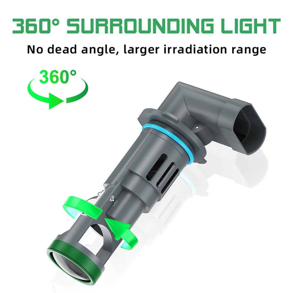 Car Accessories Lights 360?? Surround Lighting Built-in Heat Dissipation Fan