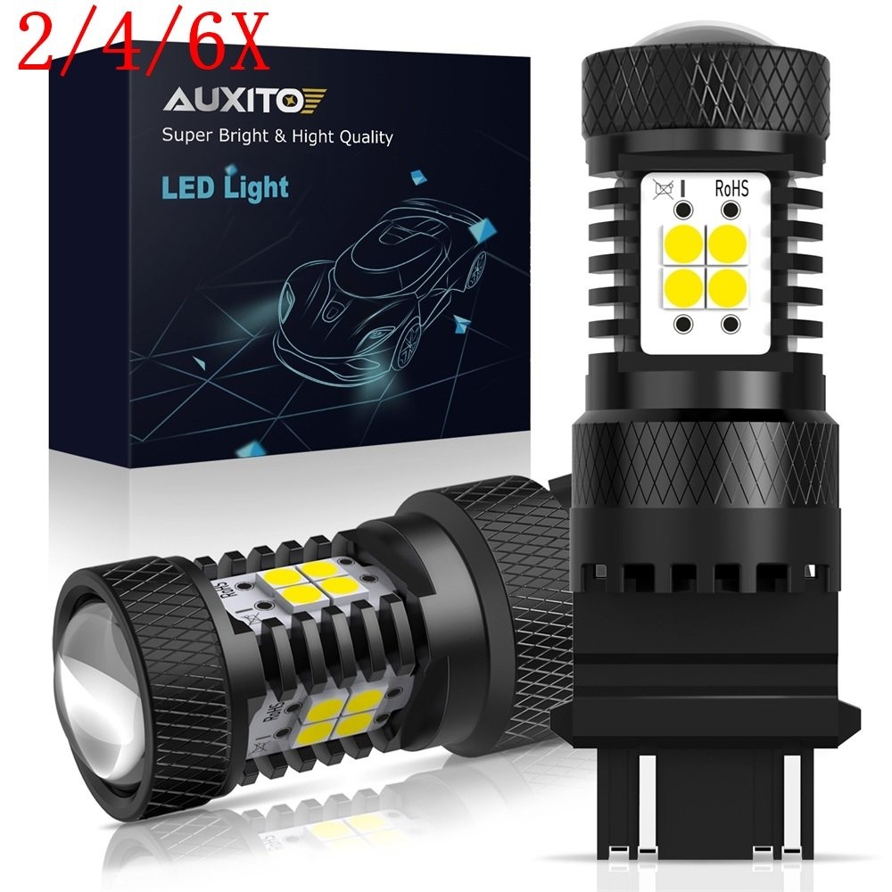 2/4/6X 3157 3156 6000K Turn Signal light White 14K High Power bulb LED 2400LM