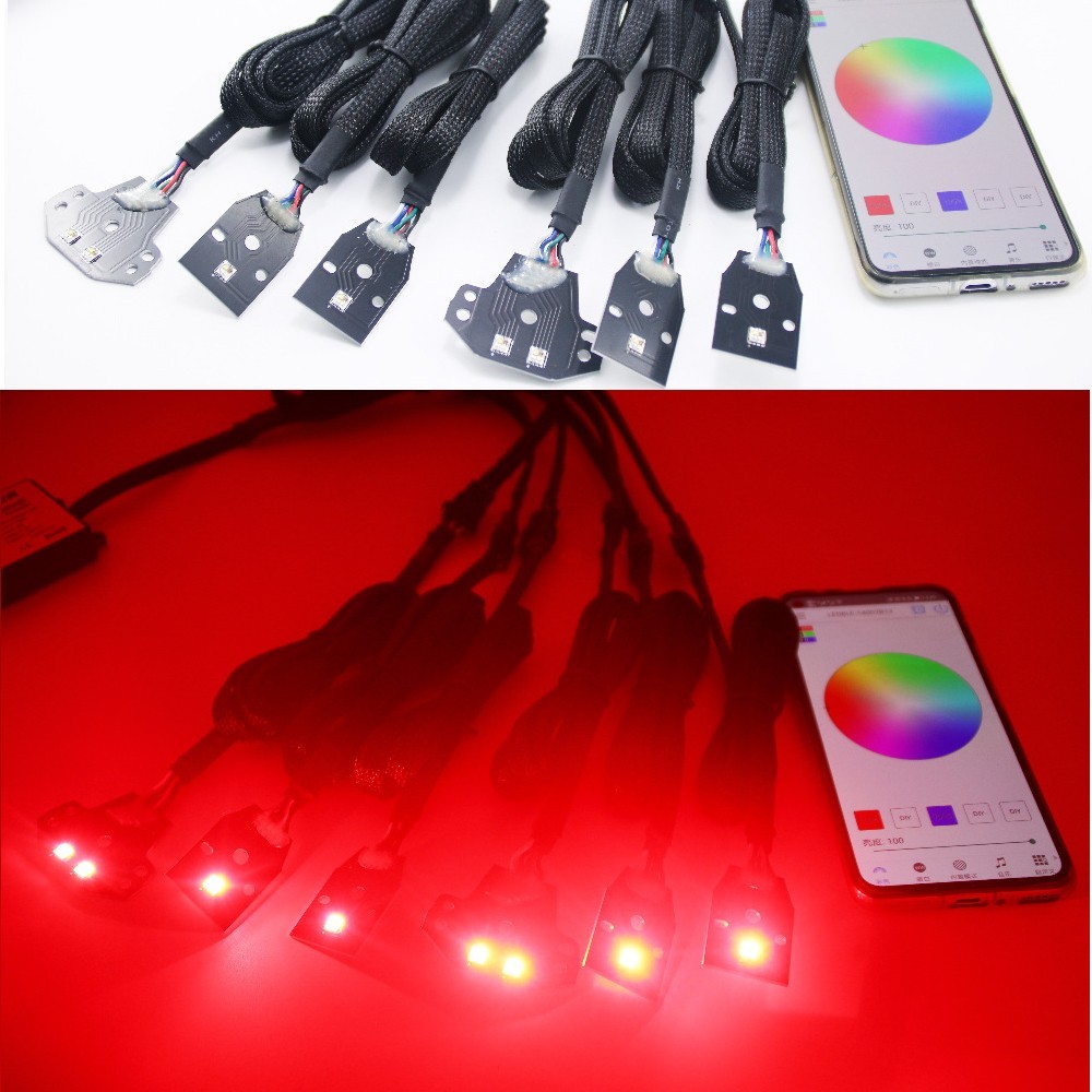 RGBW LED DRL Circuit Board Kit for 2015‑Up Dodge Charger C‑Ring Headlights App