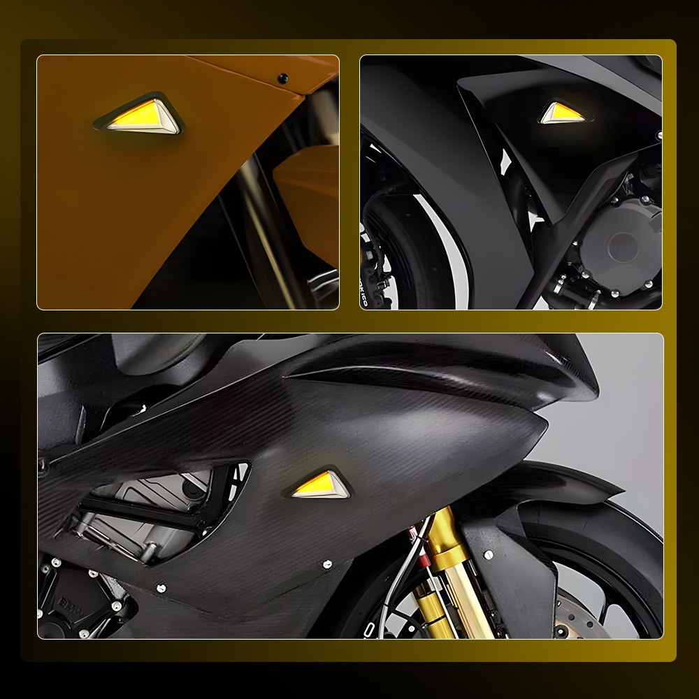 Turn Signal Light Smoke Flush Mount LED Blinker fit Yamaha YZF R1 R6 R6S 2-10X