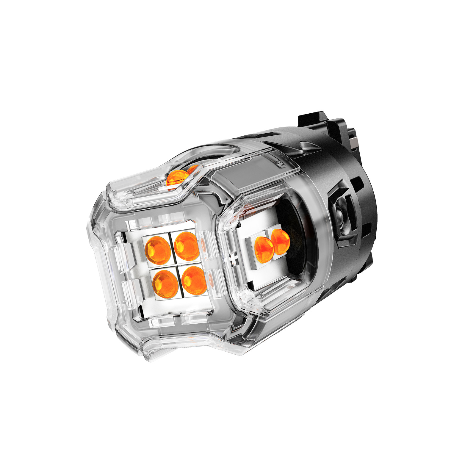 AUXBEAM 3000K Amber LED Front Turn Signal Bulb Light 3157 3457 3156 500% Bright