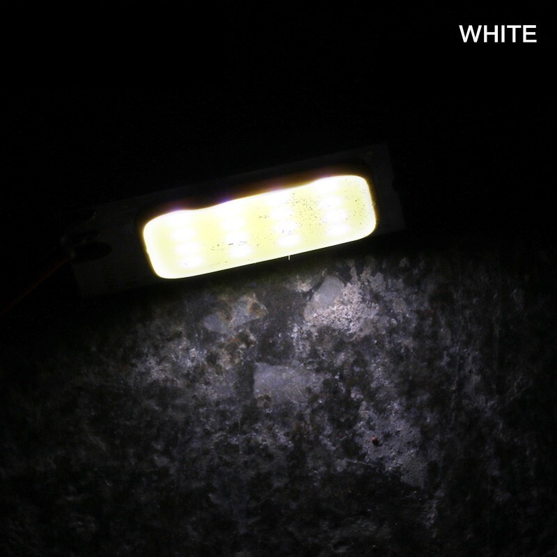 10X 16SMD COB White LED Panel Festoon T10 BA9S Car Interior Dome Map Light Bulbs