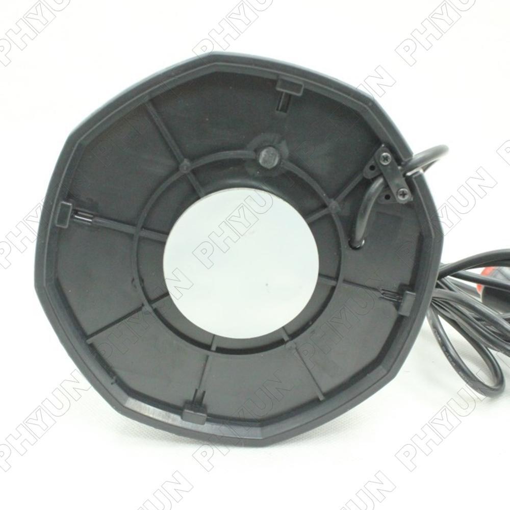 Yellow LED Emergency Vehicle Strobe Warning Beacon Light Octagon Lamp DC 12-24V