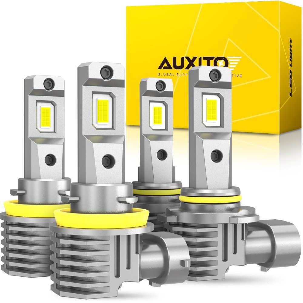 H11 9005 LED Headlight Super Bright Bulbs 6500K Kit White 330000LM High/Low Beam