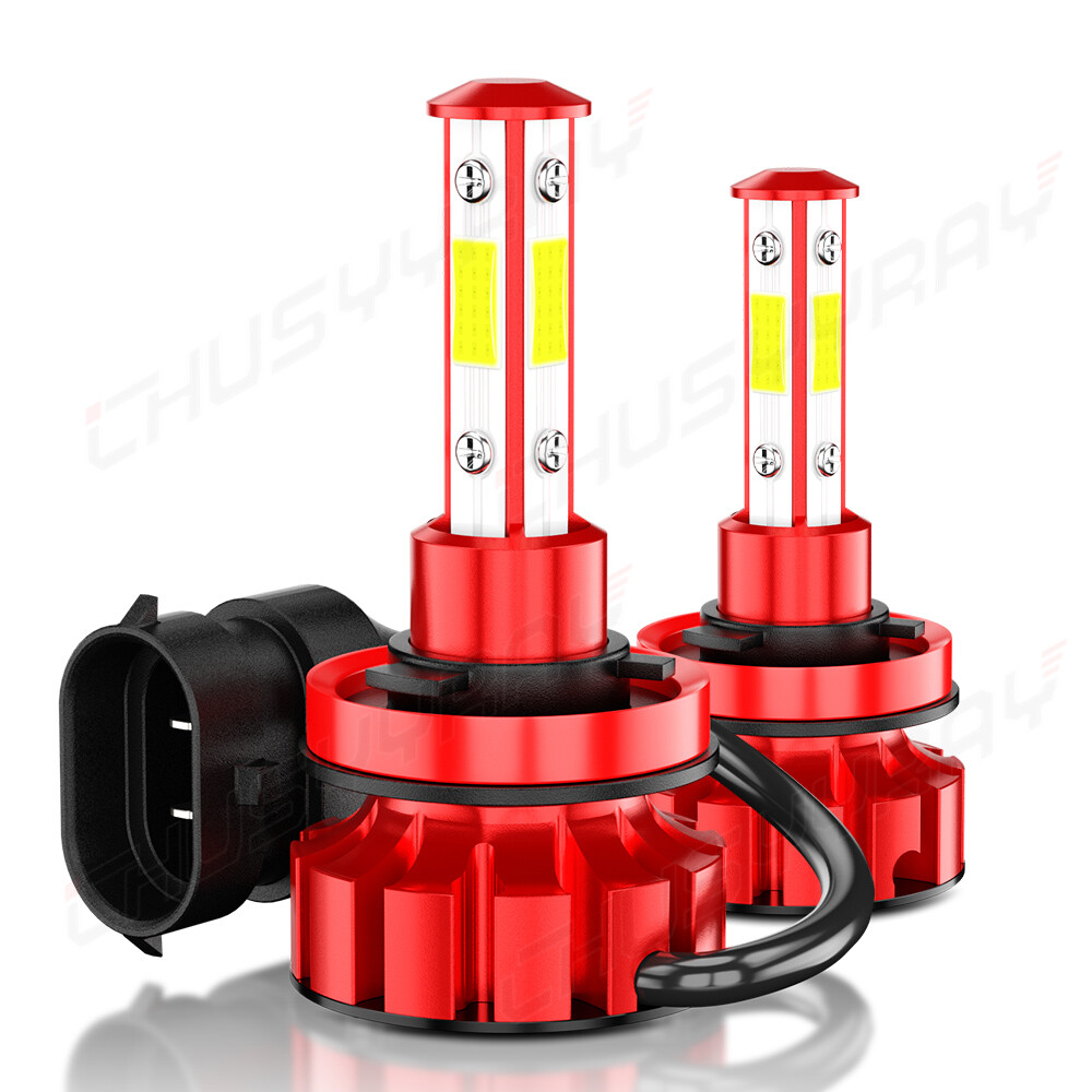 LED Headlight Bulbs High Low Beam H9 H11 for Chevy Silverado 2500HD 20-2023