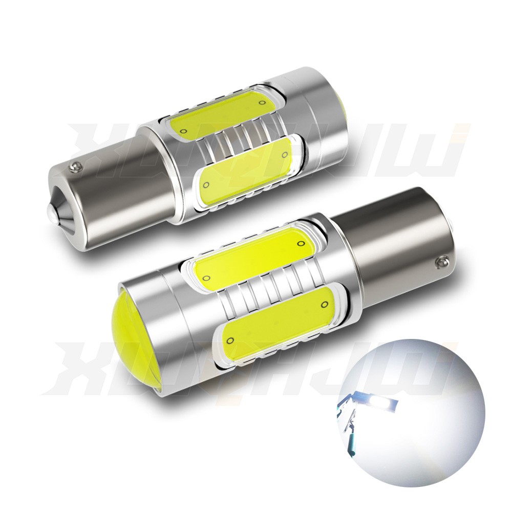 2x Super Bright White 1156 RV Trailer 13-SMD LED 1141 Interior Light Bulbs Lamp