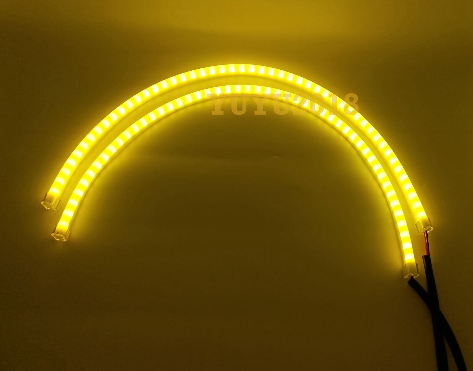 2*60cm LED strip Flow series Chasing RGB for headlight DRL Dream color signal