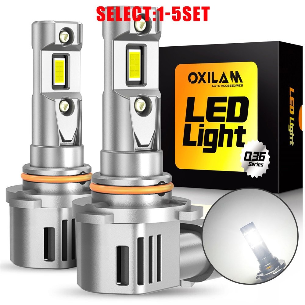 OXILAM 9005 HB3 LED Bulbs High Low Beam 20000LM 100W 6500K White Upgrade 2-10X