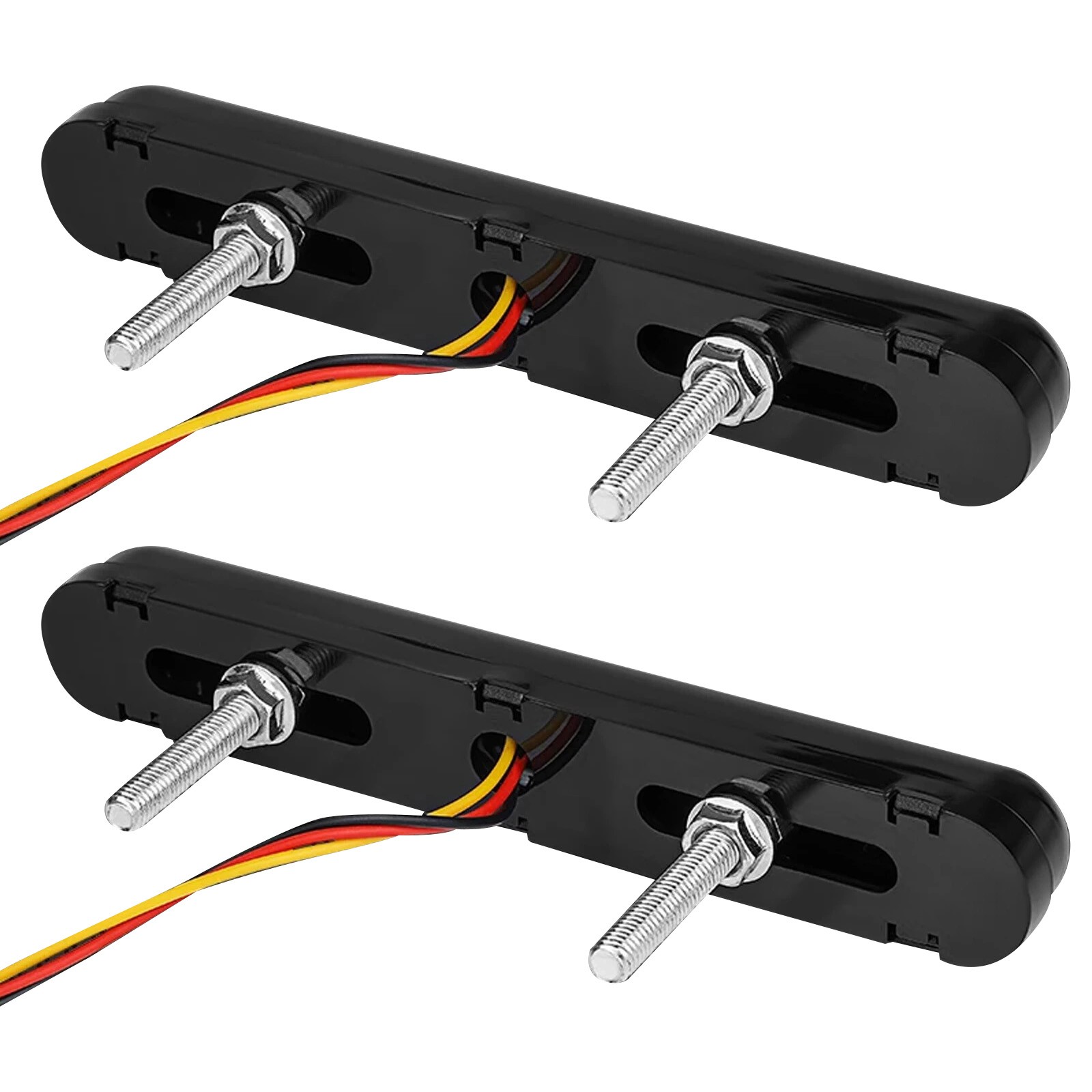 2x LED Light Bar For ATV UTV Sequential Turn Signal DRL Strip White Yellow 12V