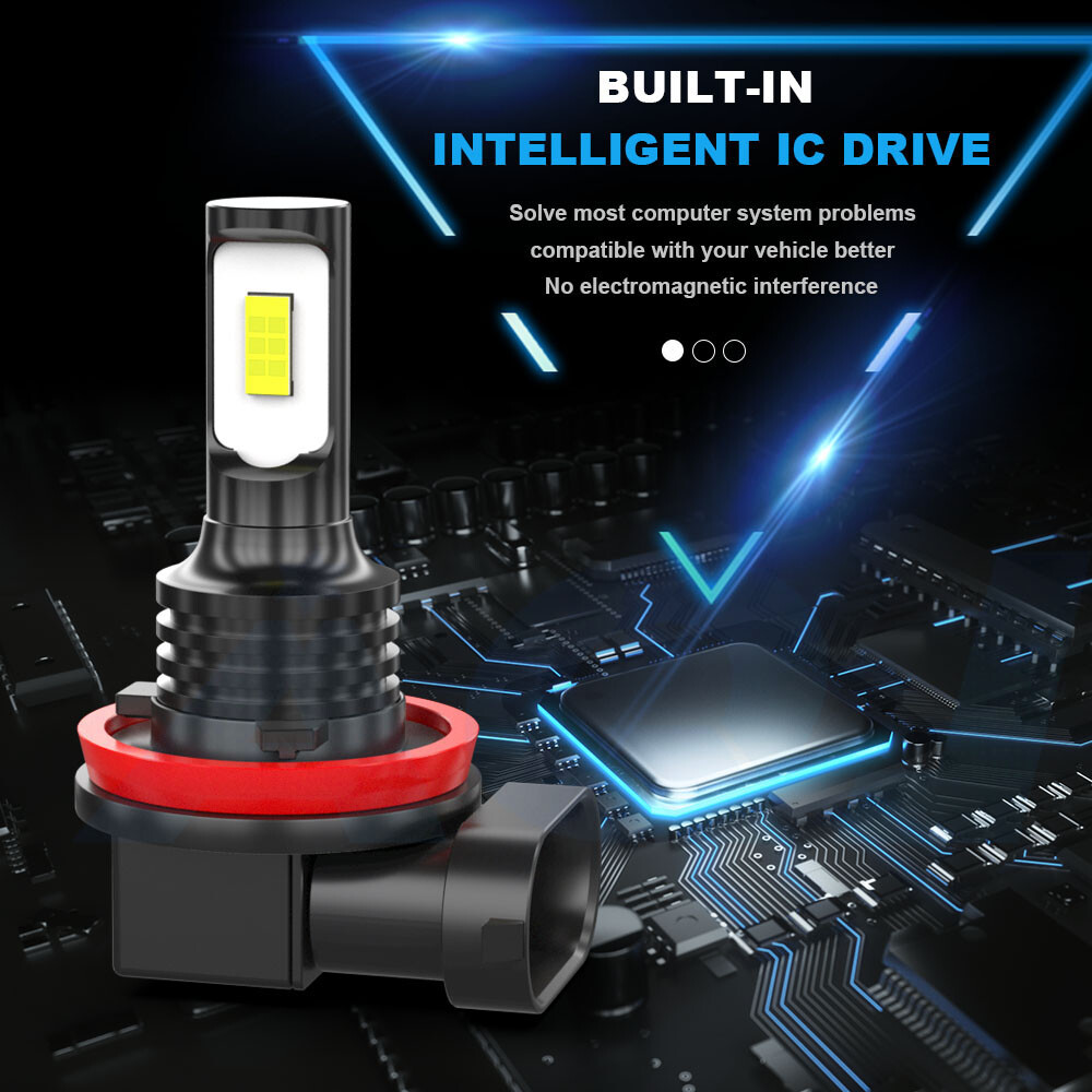 4X 9007 H11 LED Headlight Bulb For Mitsubishi Endeavor 2006-11 High Low Fog Beam