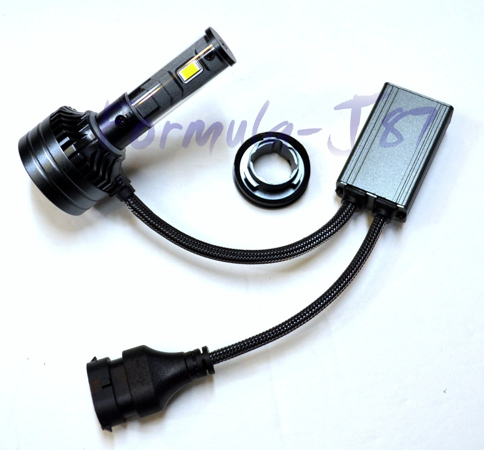 LED Kit F15 140W H11 Lime Yellow Two Bulbs Fog Light Replacement Plug Play Lamp