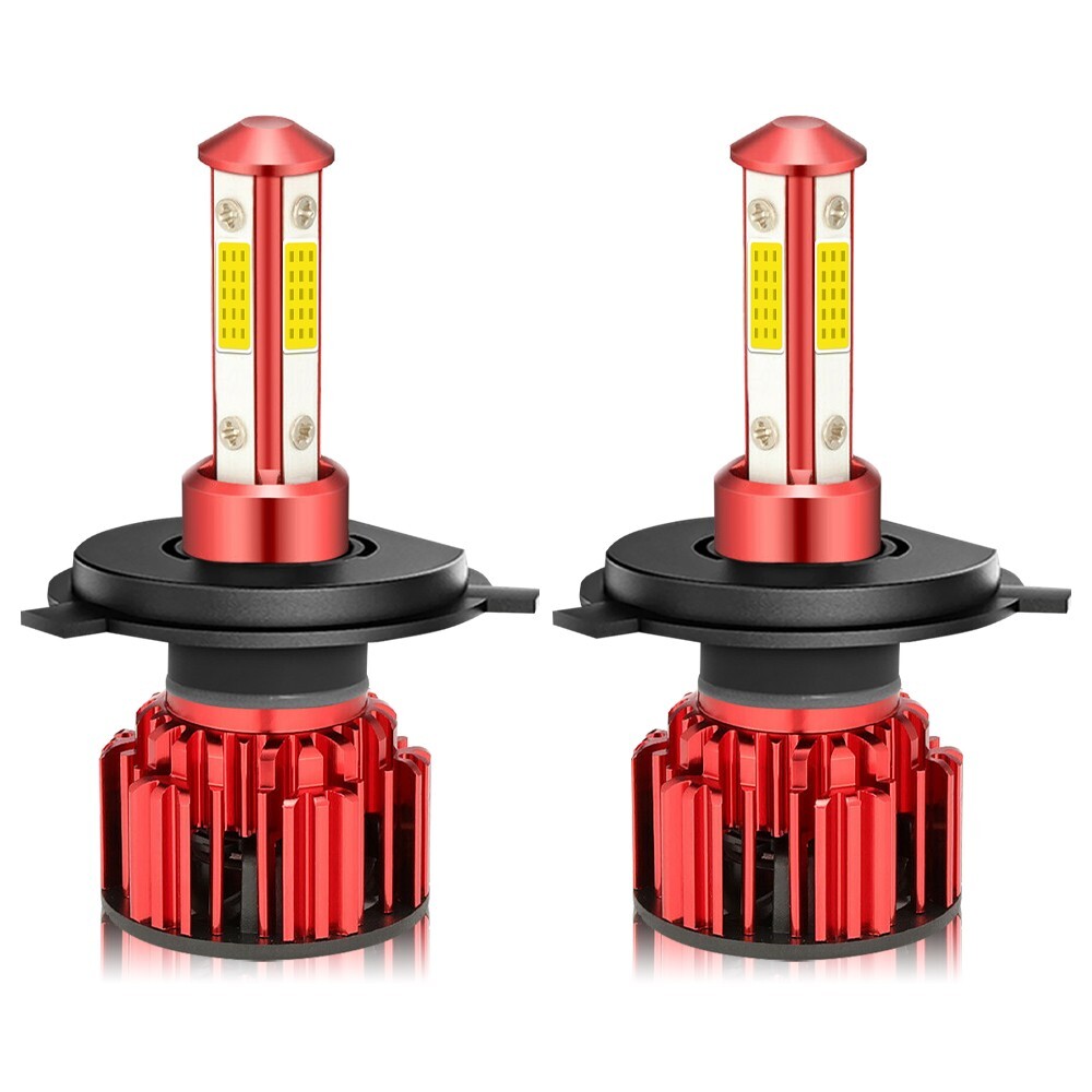 Pair 9003/H4 LED Headlight Bulbs Conversion Kit High/Low Beam 6500K Bright White
