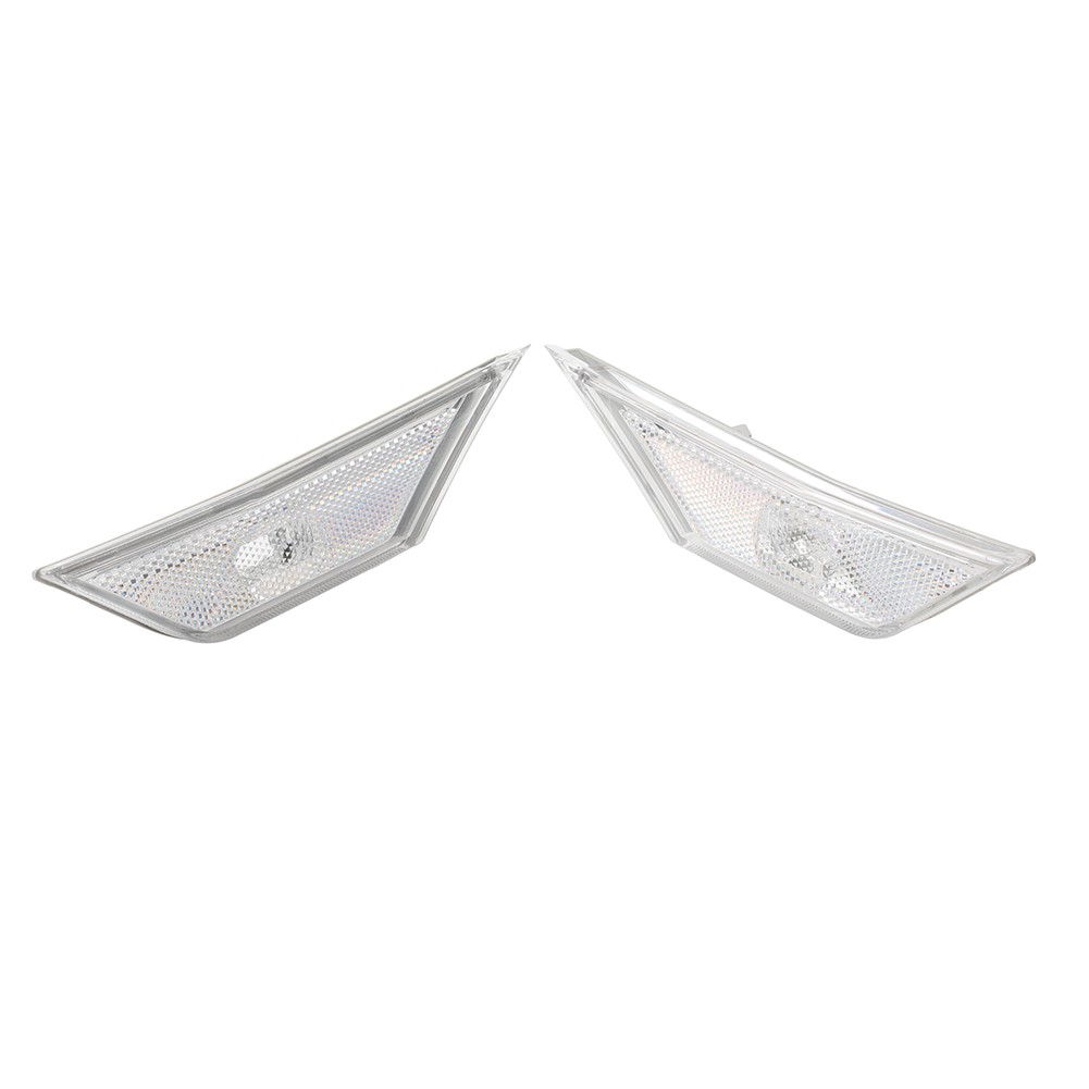 2pcs Clear Side Marker Lamp Turn Singal Light With Bulbs For Honda Civic 2016-21