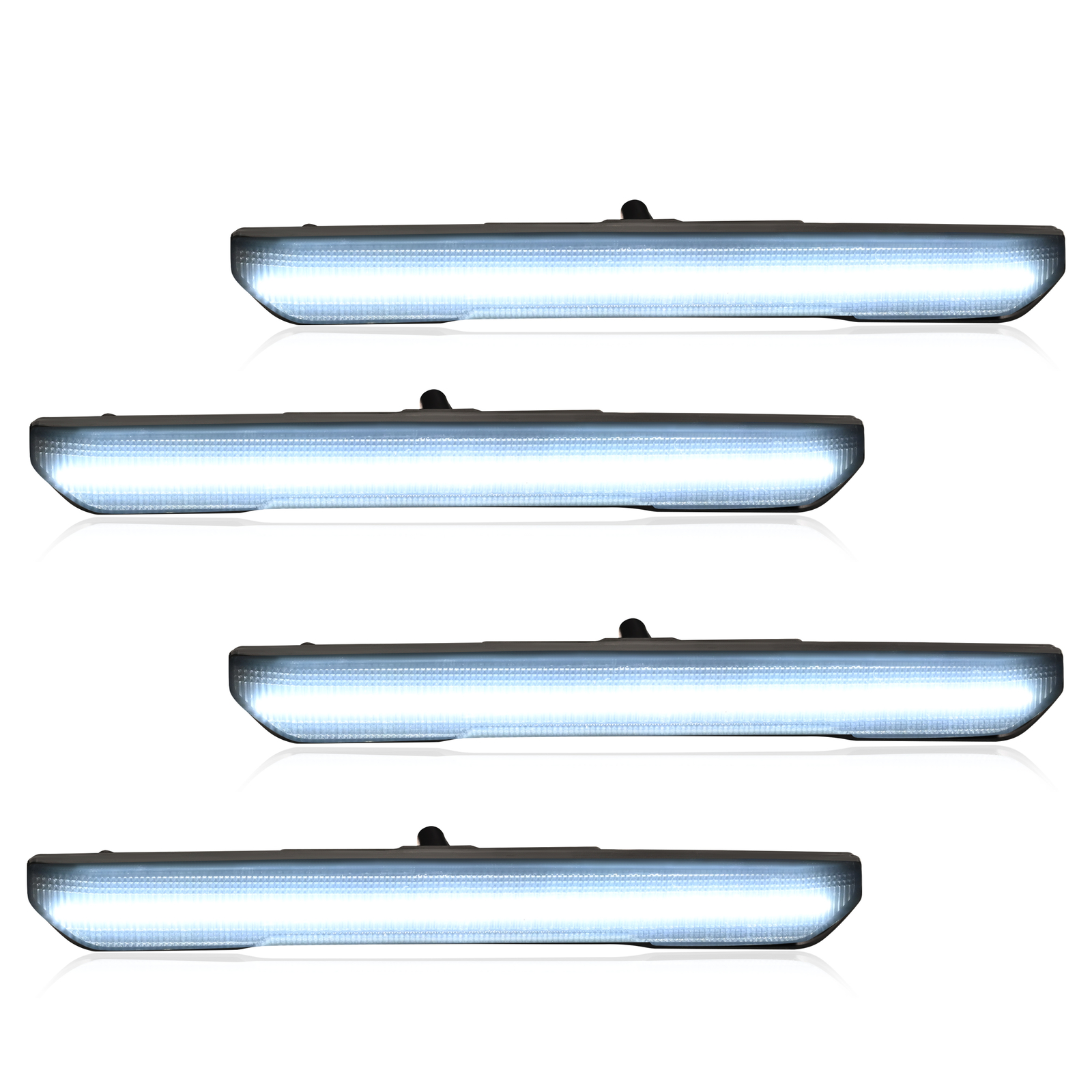 White Front Rear LED Side Marker Lights For GMC Sierra 2500HD 3500HD 2020-2024