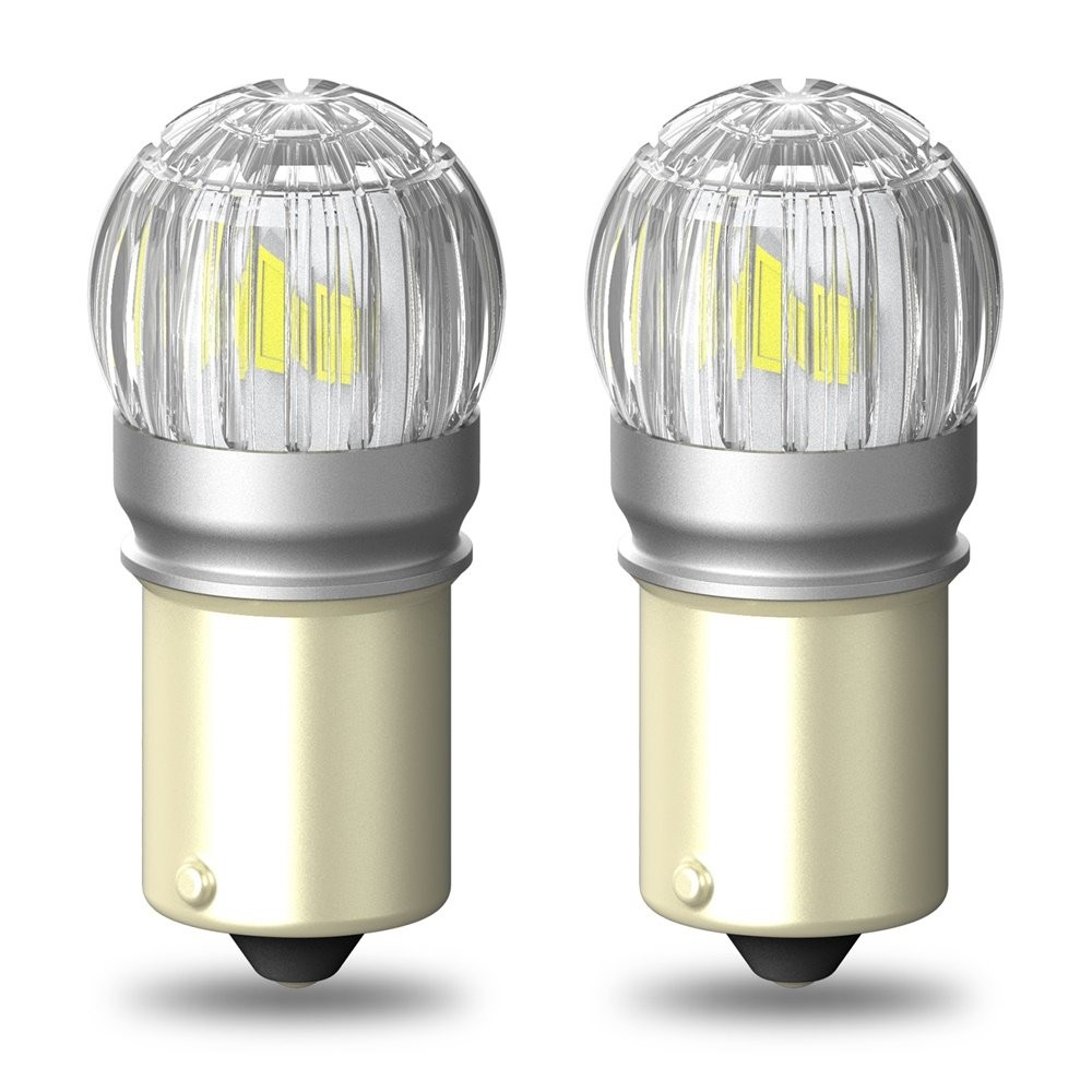 AUXITO 1156 LED Bulb White 500% Brighter 1:1 Size 7506 BA15S 1141 P21W 1003 1073
