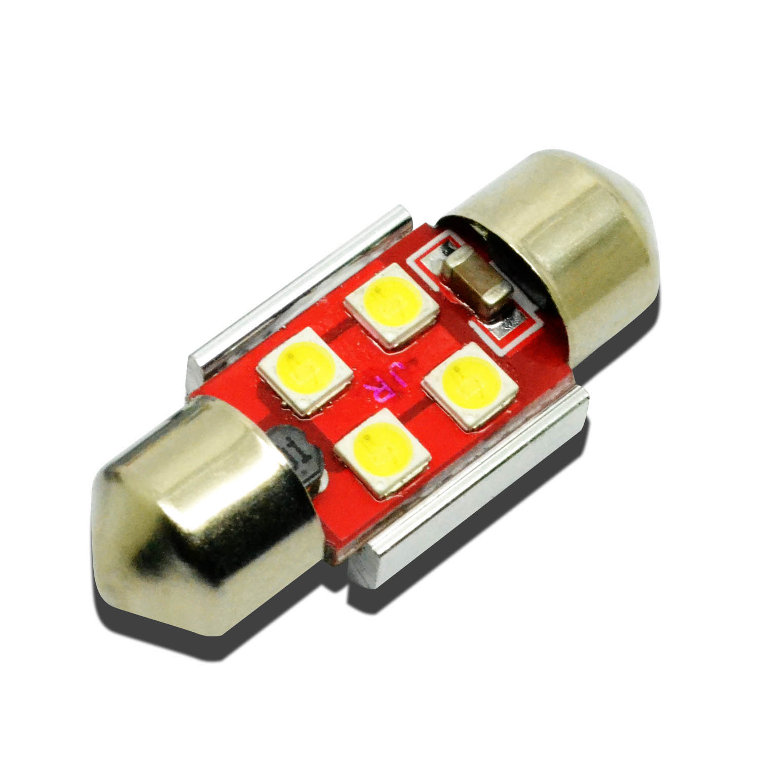 Alla Lighting 800LM 3030 LED Dome Map Trunk Light Festoon Bulb DE3175,White,4x