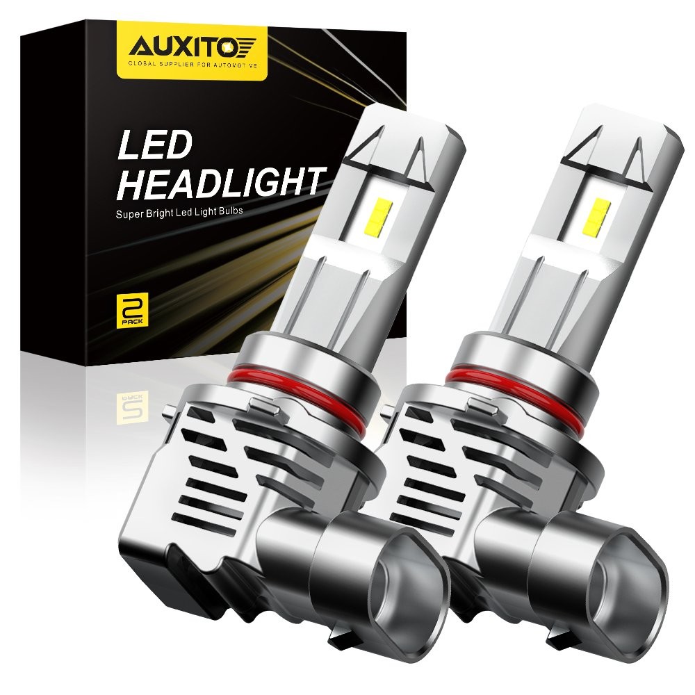 AUXITO LED Headlight High Low Beam Bulb 9005 + 9006 Combo 6500K Clear Cool White