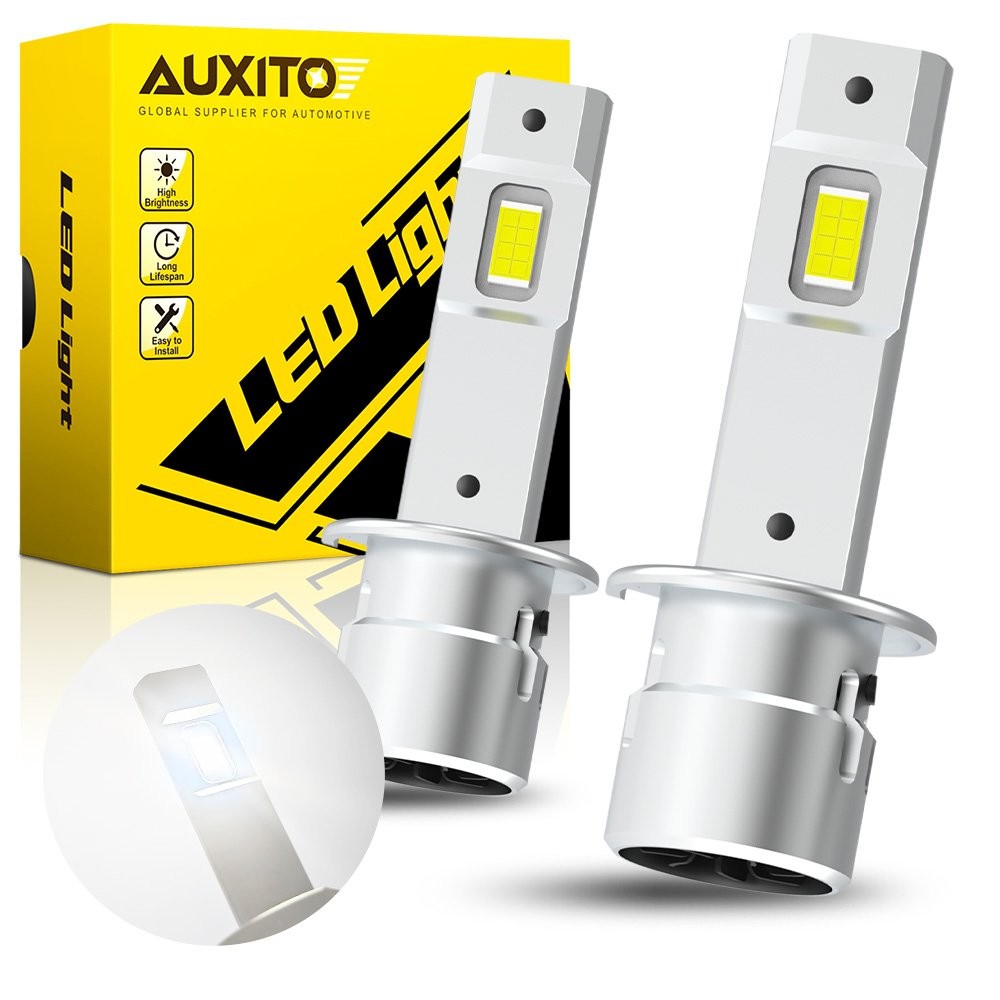 AUXITO H1 LED Headlight Bulb Conversion Kit High Low Beam Lamp 6500K Super White