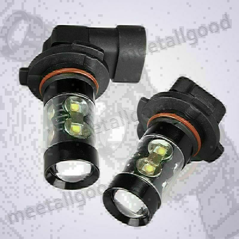 2pcs H10 50W 6000K Car LED Fog Daytime Driving Headlights Lamp Bulbs Cool White