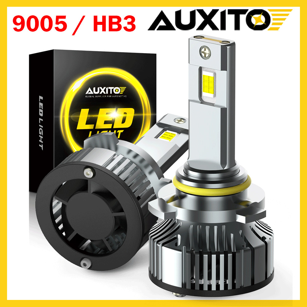 9005 Front LED Headlight Super Bright Bulbs Kit White 40000LM High/Low Beam HB3