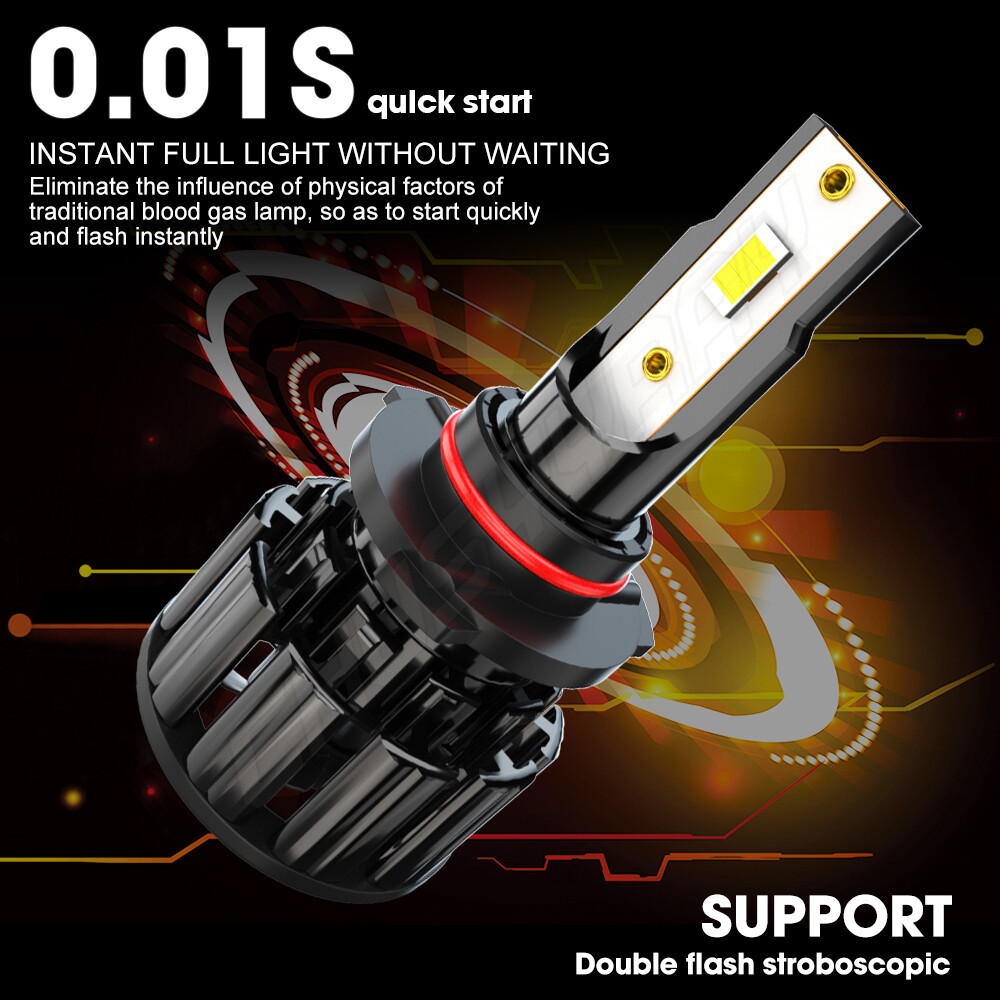 6000K LED Headlight Bulbs High&Low Lights For Honda Civic Sedan 4-Door 2004-2015