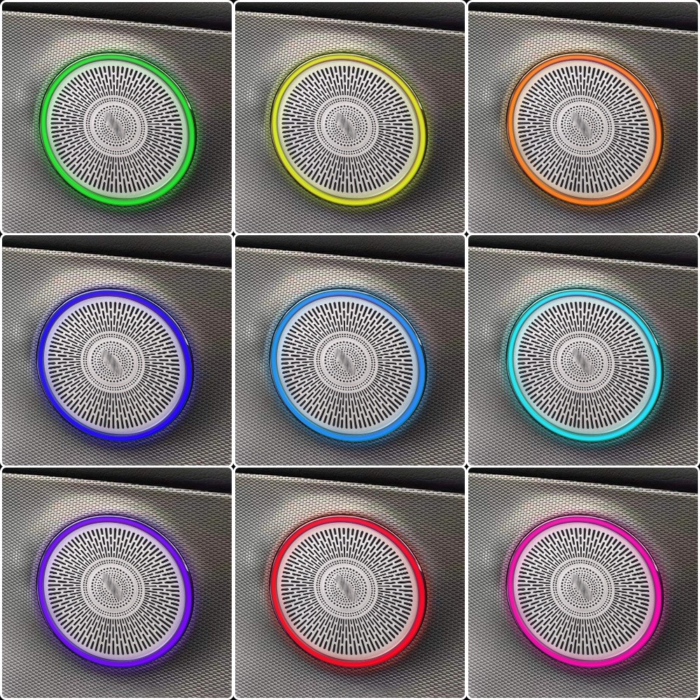 W205 X253 Speaker Tweeter For Mercedes Benz C Class 64 Colors Led-Ambient Light