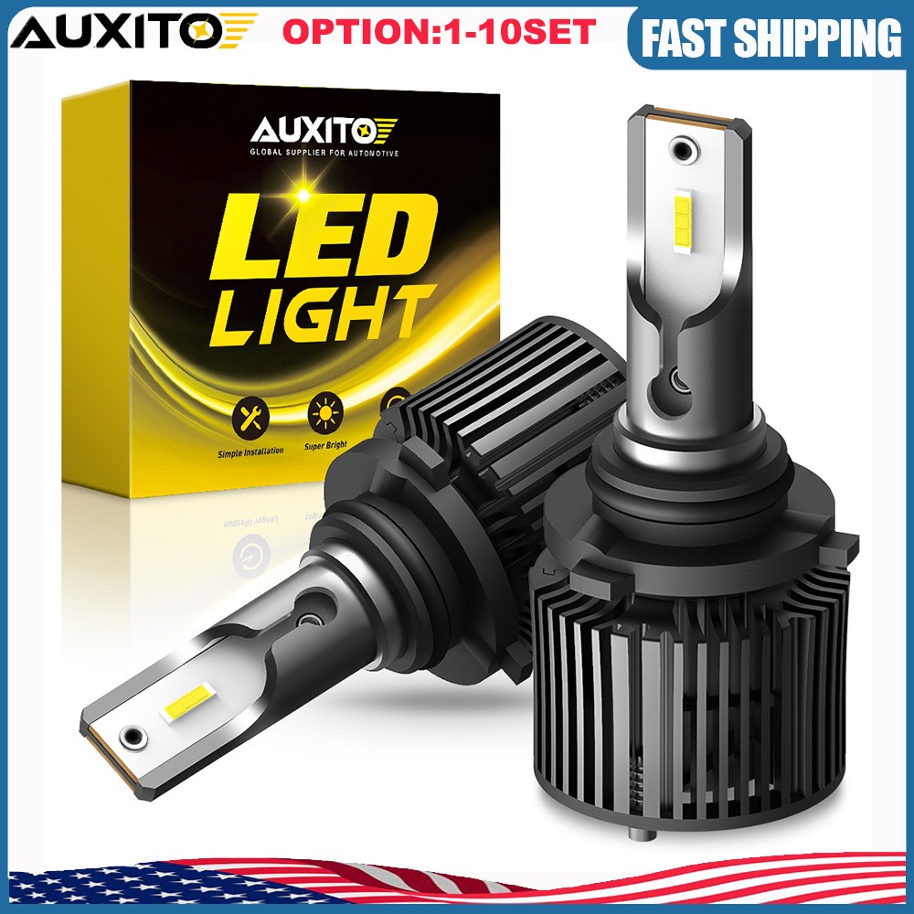 AUXITO 9006 LED Headlight Bulb Low Beam 20000LM Super Bright 6500K White 2-20X