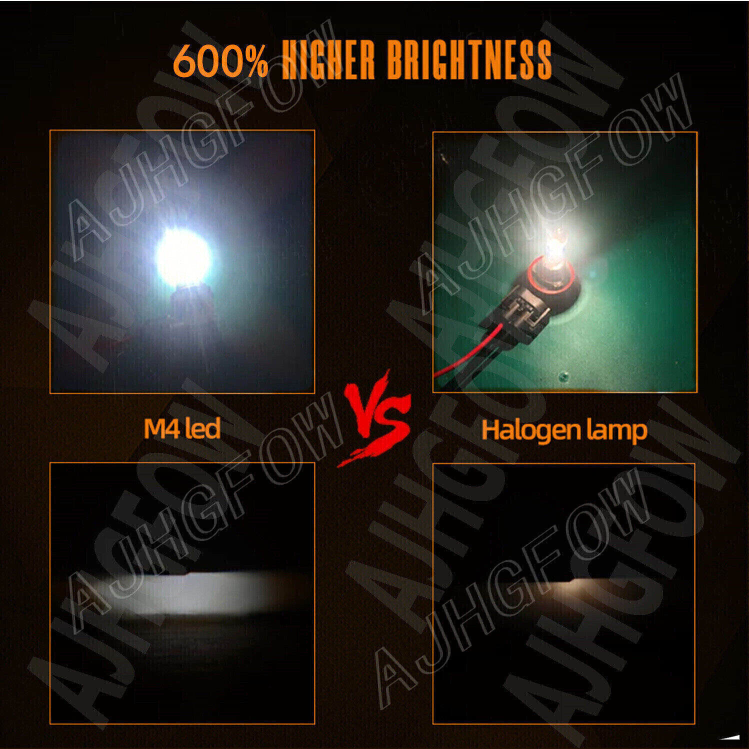 Combo 9005+H11 LED Headlight Super Bright Bulbs Kit White 720000LM High/Low Beam