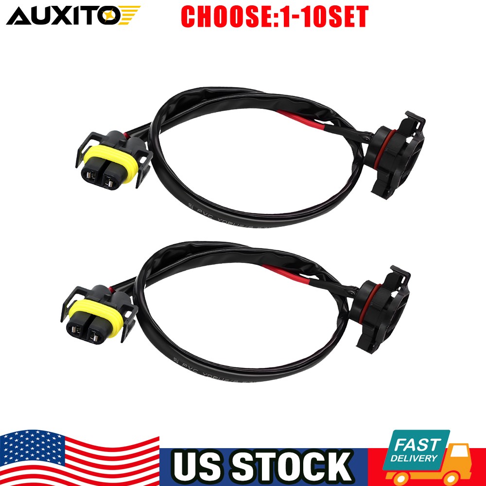 5202 2504 to H11 H8 Fog Light Conversion Wire Harness Pigtail Socket Plugs 2-20X