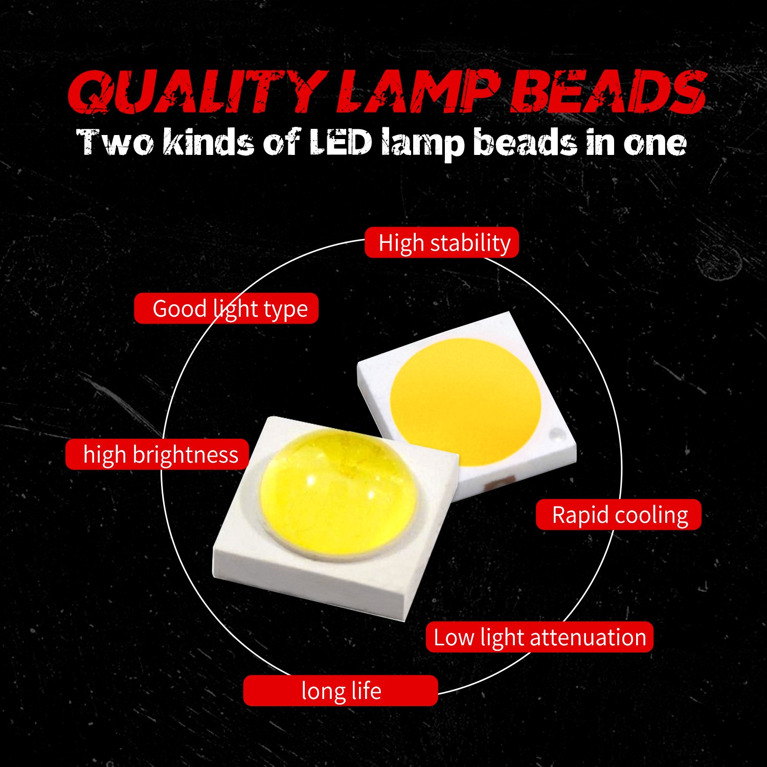 2X 6inch LED Work Light Bar Spot Pods Fog Lamp Offroad Driving Truck 4WD SUV ATV