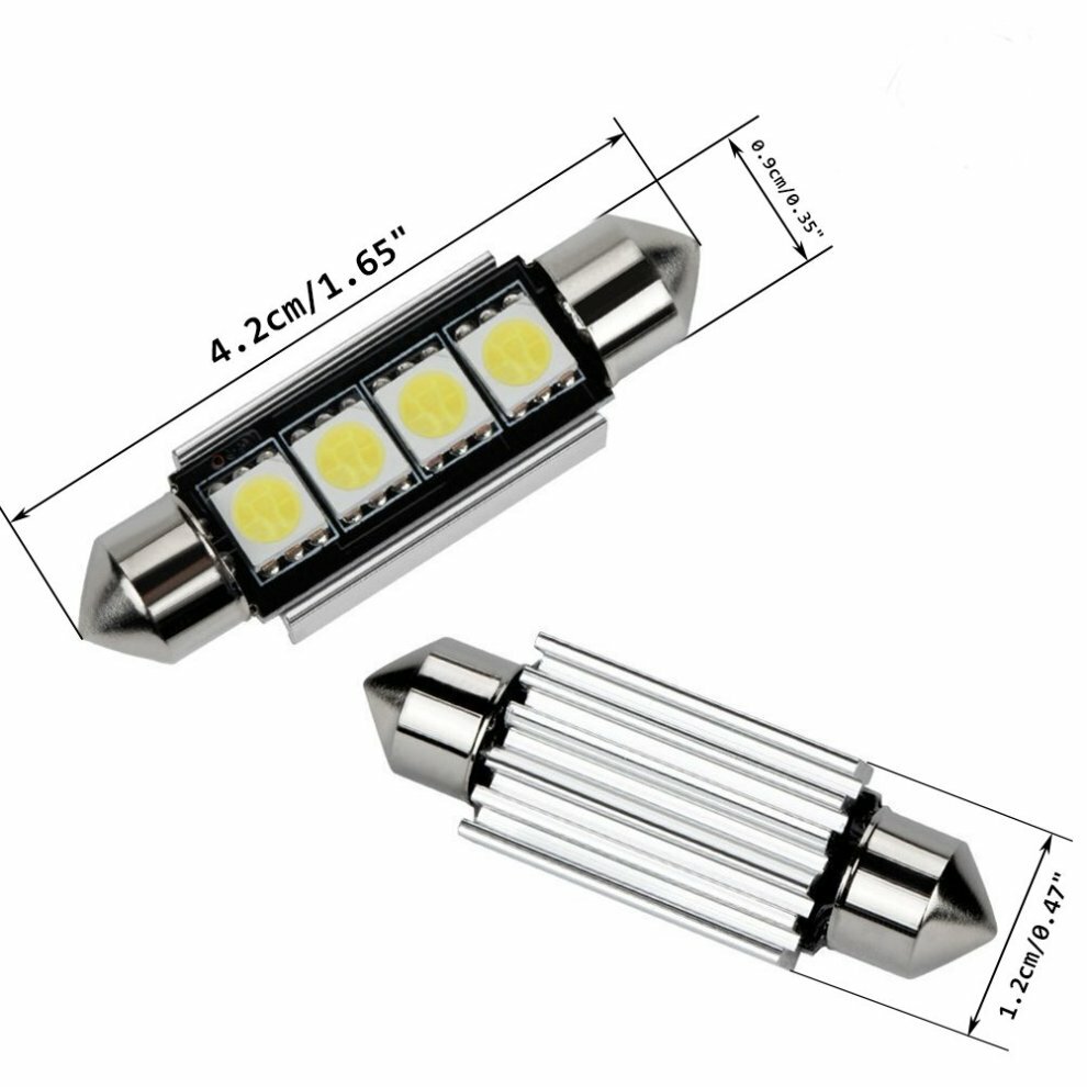 2X MGB MGBGT MIDGET CLASSIC CAR LED BACK UP LIGHT BULBS GLB273 5630 SMD 6 LED
