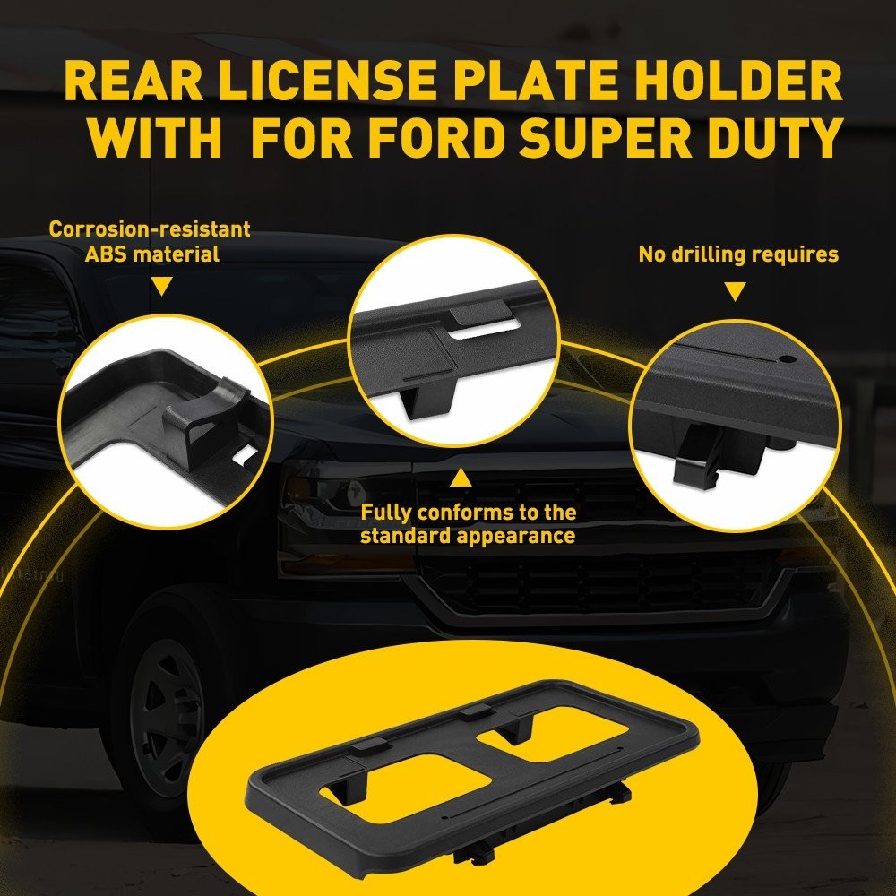 Clear Lens Red&Amber Dually Bed Side Fender Marker LED Light for Ford 99-10 F350