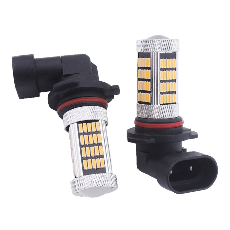 2 Bright Amber 9006 HB4 9012 Car Truck Pickup Fog Lights Driving Lamp LED Bulbs