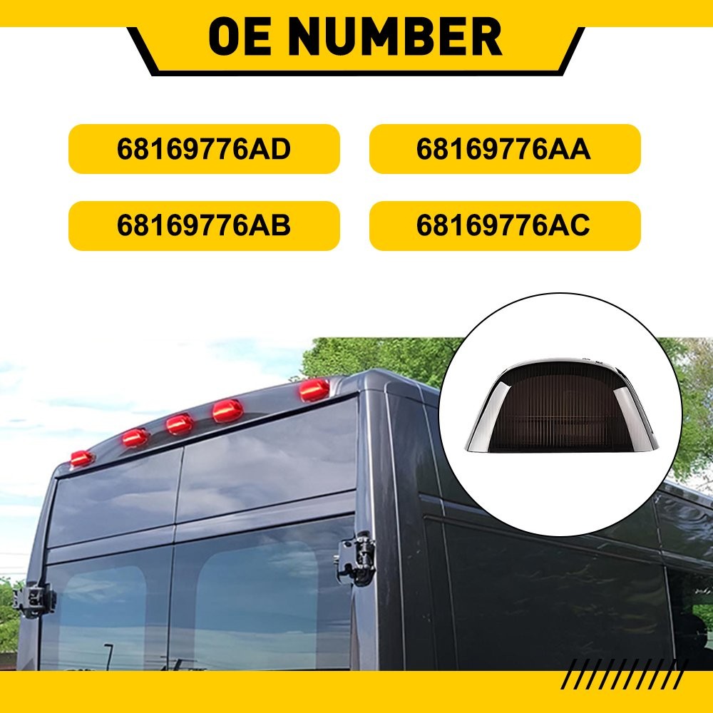 7-70x LED Cab Roof&Side Marker Amber Light Fit Freightliner Volvo Truck Trailer