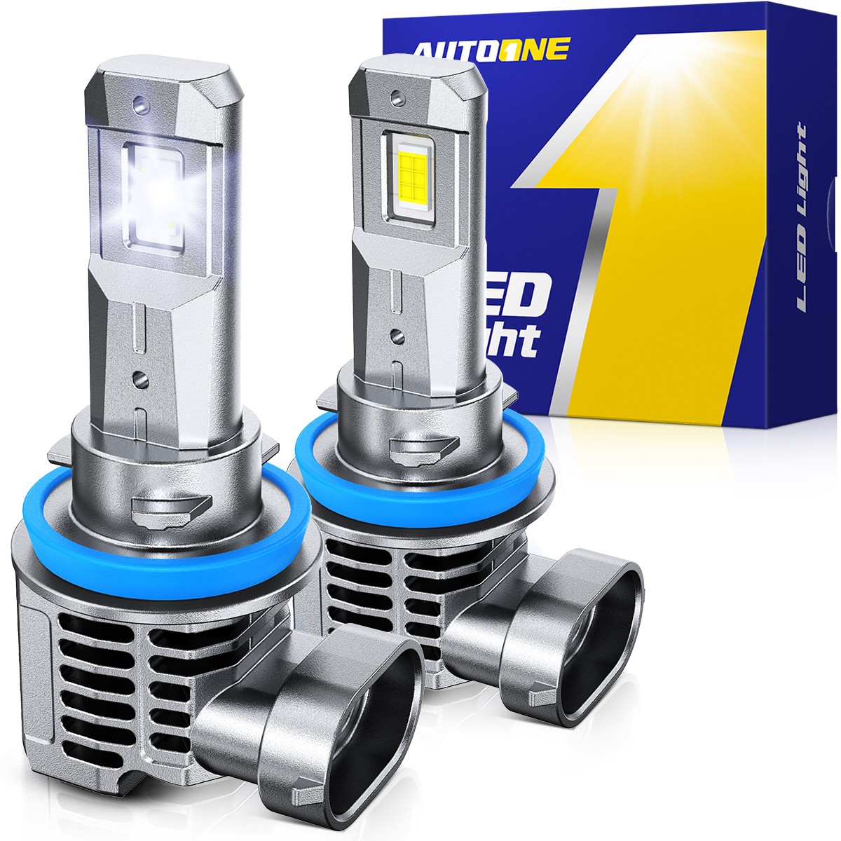 2x H8/H9/H11 LED Headlight Bulb Conversion Kit Low Beam 6500K White Super Bright