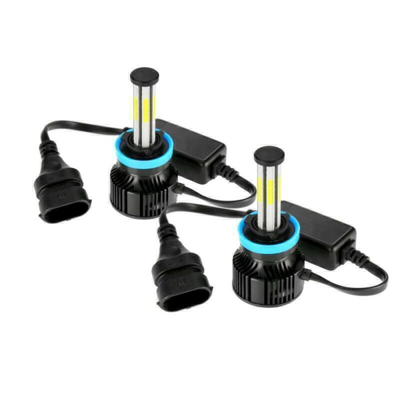 6-sides H11 LED Headlight Low Beam Bulbs Bright White 6500K 2500000LM High Power