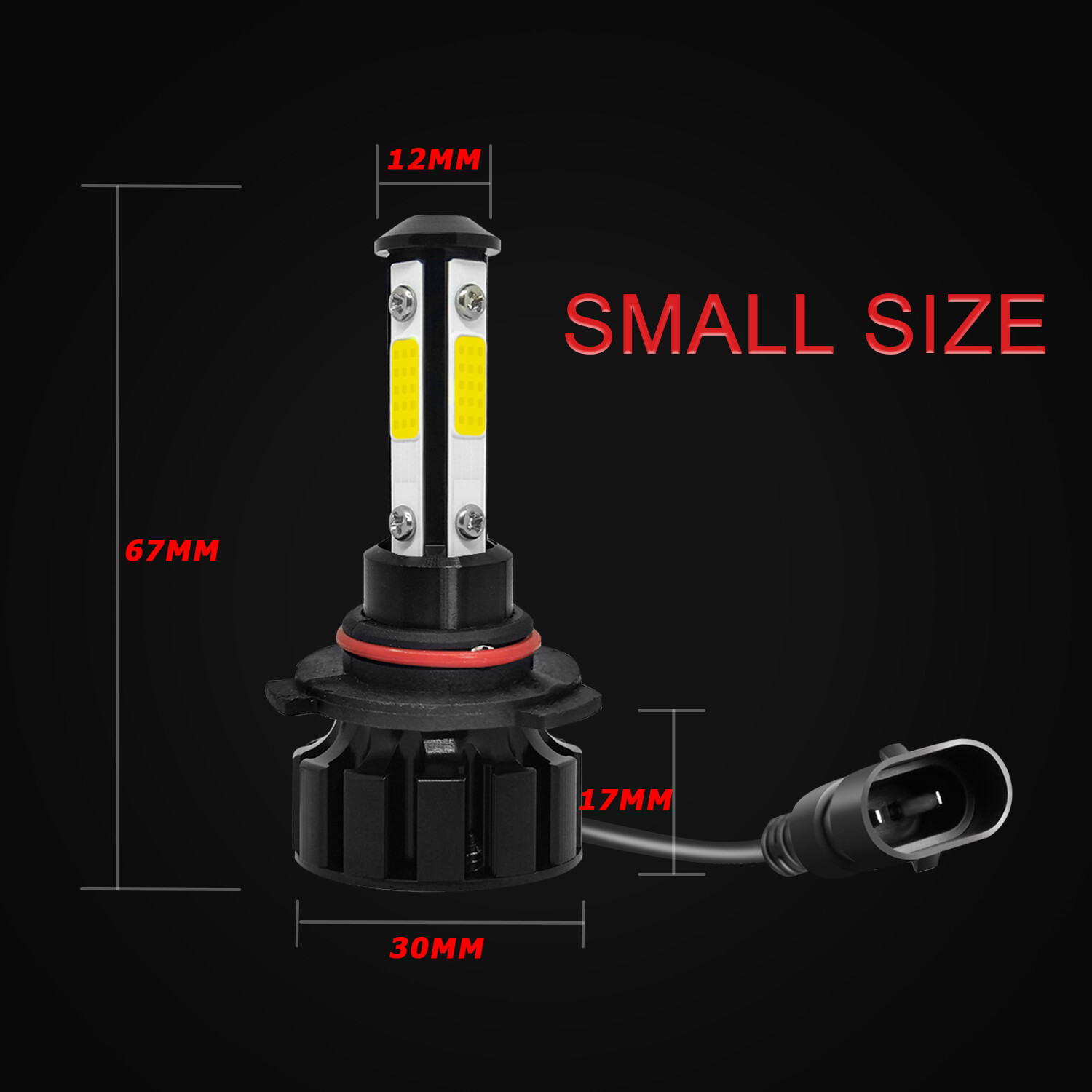 For Buick Envision 2016-2019 Combo 9012 H11 LED Headlight + Fog Light 6000K Bulb