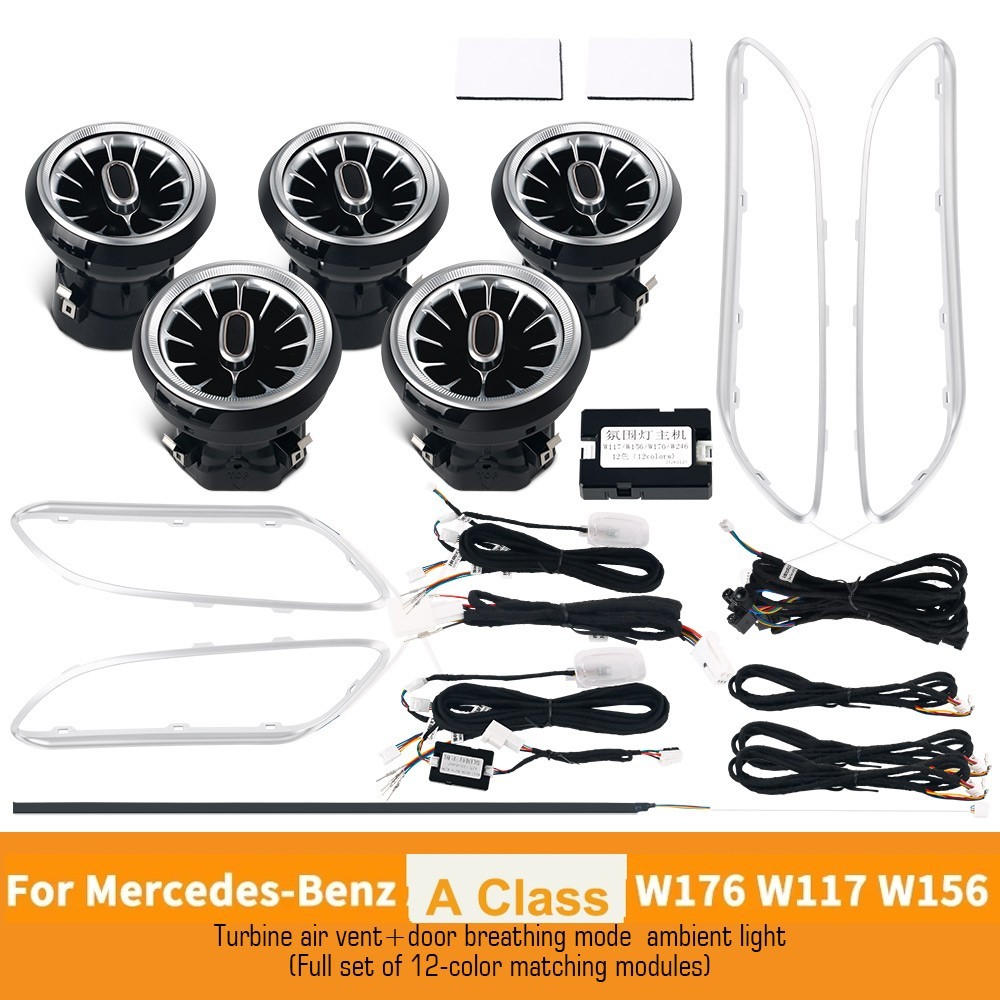 LED Air Vent Ambient Light APP For Mercedes Benz W117 CLA180 CLA200 CLA250 CLA45