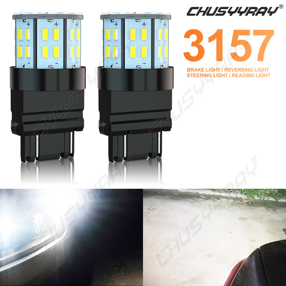 1000LM White 3156 3157 LED Reverse Backup Light Bulb For 2015-2021 Ford Mustang