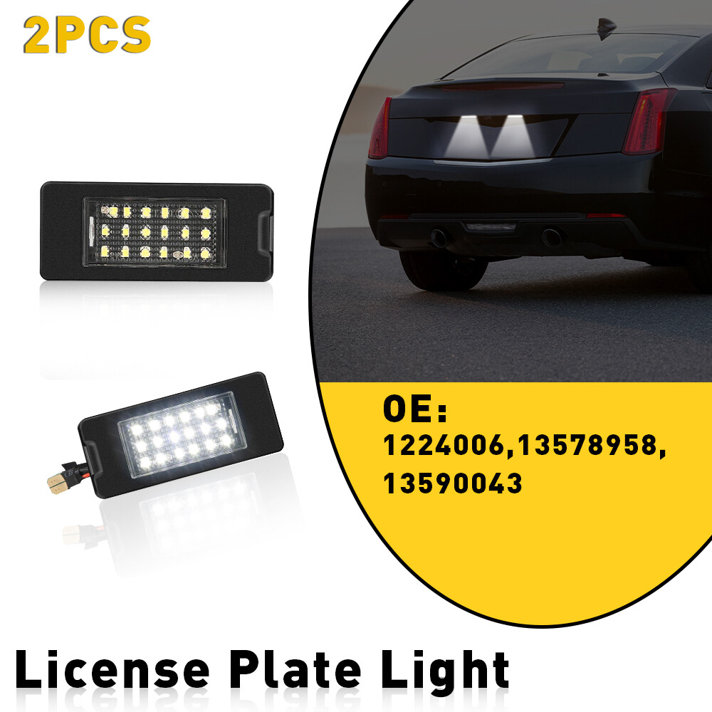 LED License Plate Light White for Cadillac ATS Escalade | Escalade ESV 2015-2020