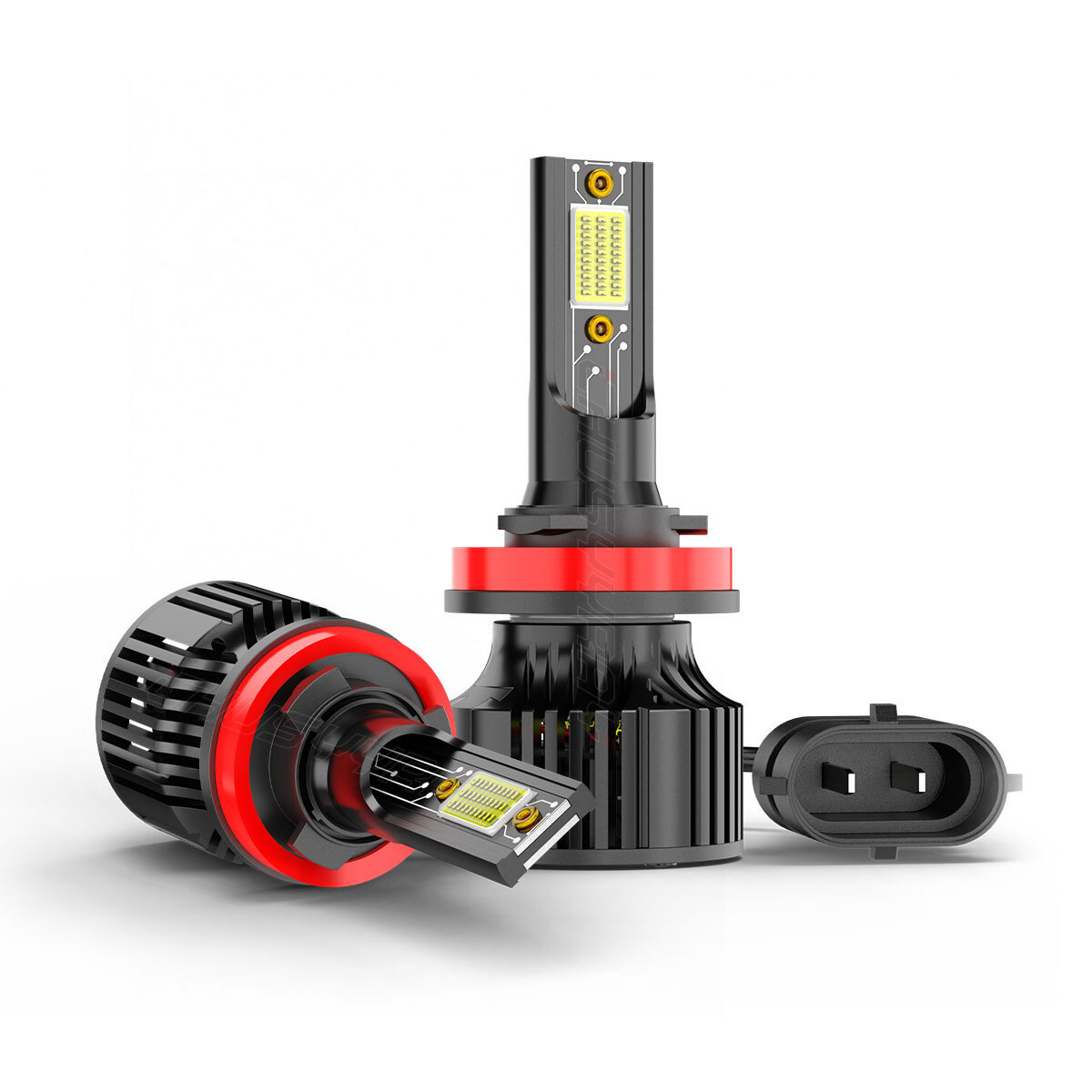 6X 9005 H11 9145 LED Headlight Bulbs Kit Hi-Lo Beam + Fog Light Combo