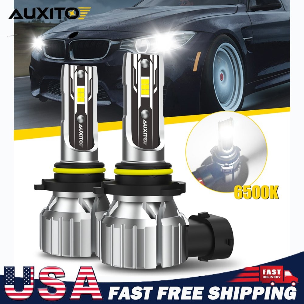 AUXITO 9006 LED Headlight Kit High Low Beam Bulb Super Bright 6500K White Bulbs