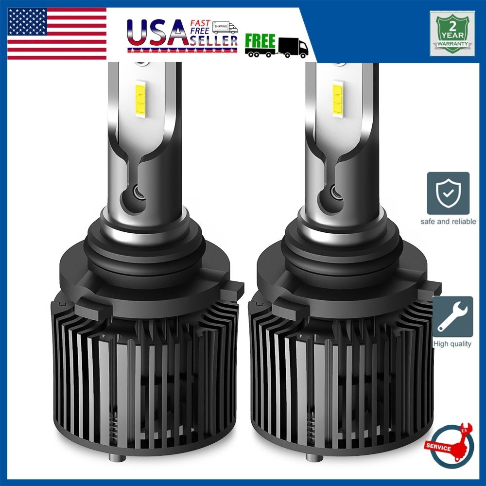 AUXITO 9006 LED Headlight 16000LM HID White Light Kit Low Beam Bulbs X1 F 1/2set