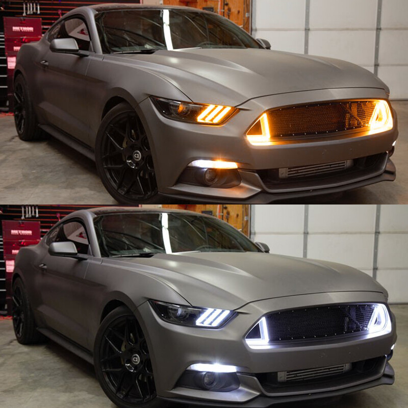 Switchback 28-SMD LED Kit for 2015-17 Ford Mustang Turn Signal w/ Parking Bulbs