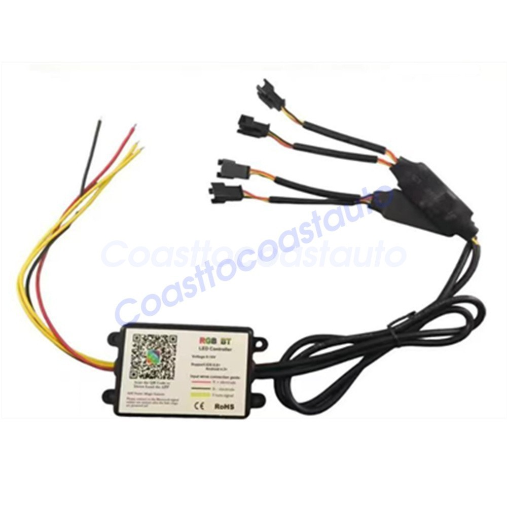 For 11-20 Chrysler 300 C S RGBW LED Headlight DRL Board Halo Ring Kit App