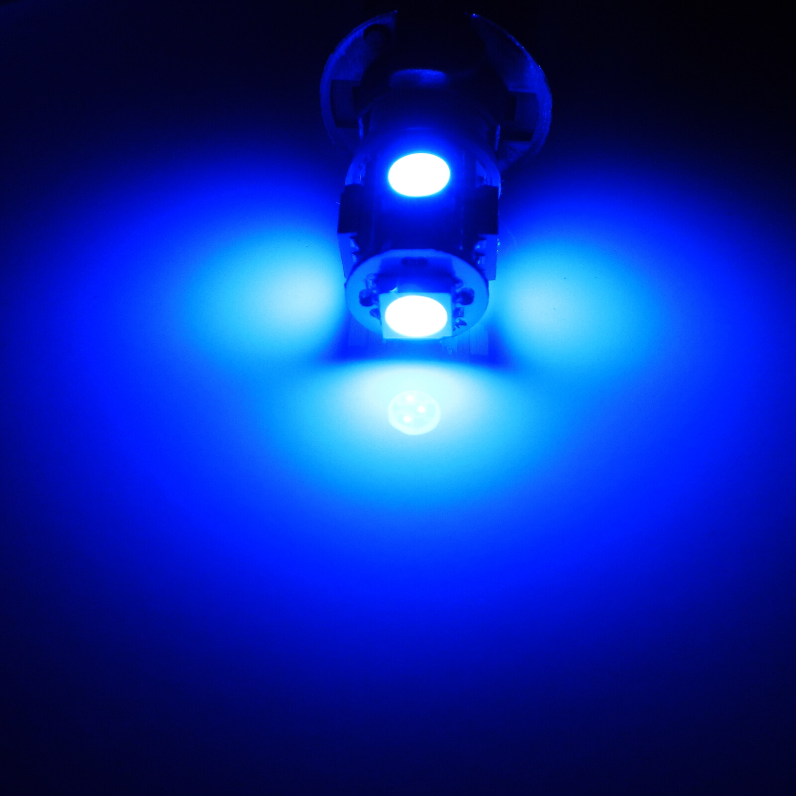 Ultra Blue 5-SMD 2825 168 194 LED Bulbs For Motorcycle Bike Parking Lights