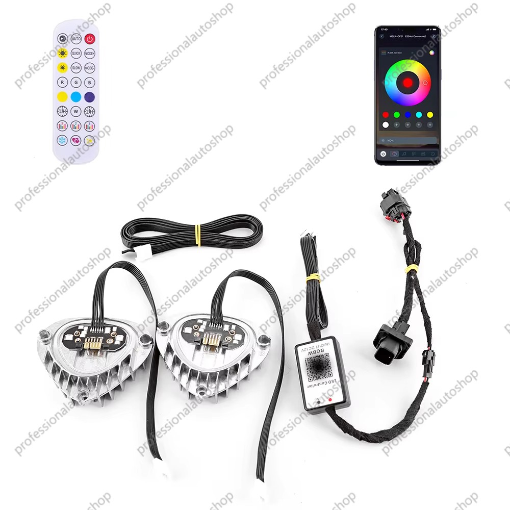 LED Headlight DRL RGB Multiple Colors Modules For 2017-2023 BMW X5 G05 X6 G06